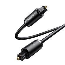 Заредете изображение във визуализатора на галерията – Ugreen optical cable audio cable 1.5 m digital optical fiber Toslink SPDIF gray (70891) - TopMag
