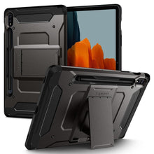 Заредете изображение във визуализатора на галерията – SPIGEN TOUGH ARMOR PRO GALAXY TAB S7 11.0 T870 / T875 GUNMETAL - TopMag
