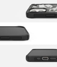 Заредете изображение във визуализатора на галерията – Ringke Fusion X Design durable PC Case with TPU Bumper for iPhone 12 mini Camo Black (XDAP0015) - TopMag
