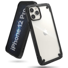 Заредете изображение във визуализатора на галерията – Ringke Fusion X case armored cover with frame for iPhone 12 Pro / iPhone 12 black (FUAP0024) - TopMag

