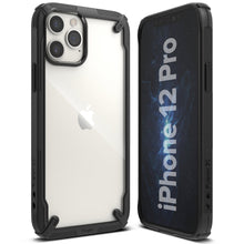 Заредете изображение във визуализатора на галерията – Ringke Fusion X case armored cover with frame for iPhone 12 Pro / iPhone 12 black (FUAP0024) - TopMag
