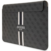Заредете изображение във визуализатора на галерията – Original GUESS Laptop Sleeve 4G Printed Stripes GUCS14P4RPSK 14 inches black
