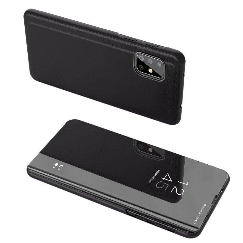 Clear View Case cover for Samsung Galaxy M31s black - TopMag