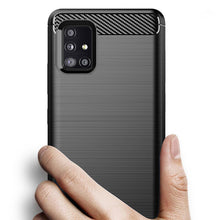 Заредете изображение във визуализатора на галерията – Carbon Case Flexible Cover TPU Case for Samsung Galaxy M31s blue - TopMag
