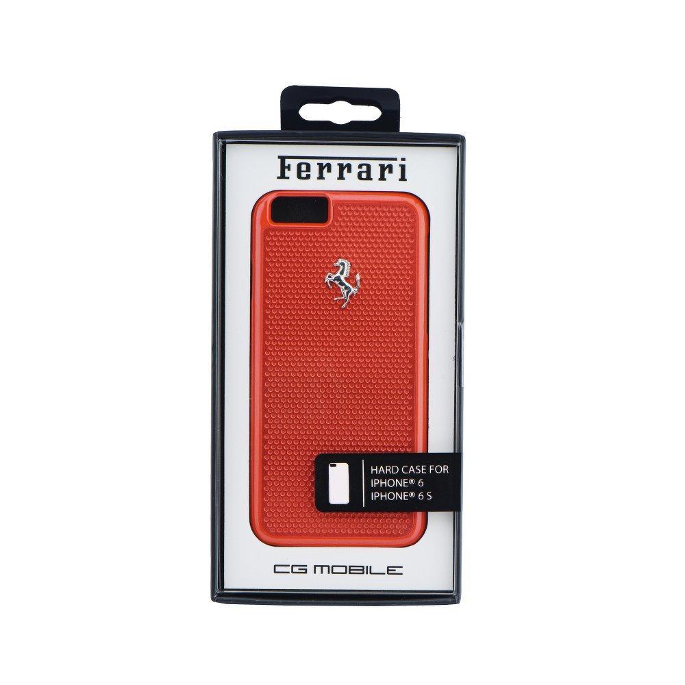 Оригинален твърд калъф ferrari fepehcp6re перфориран алуминиев - iPhone 6 4
