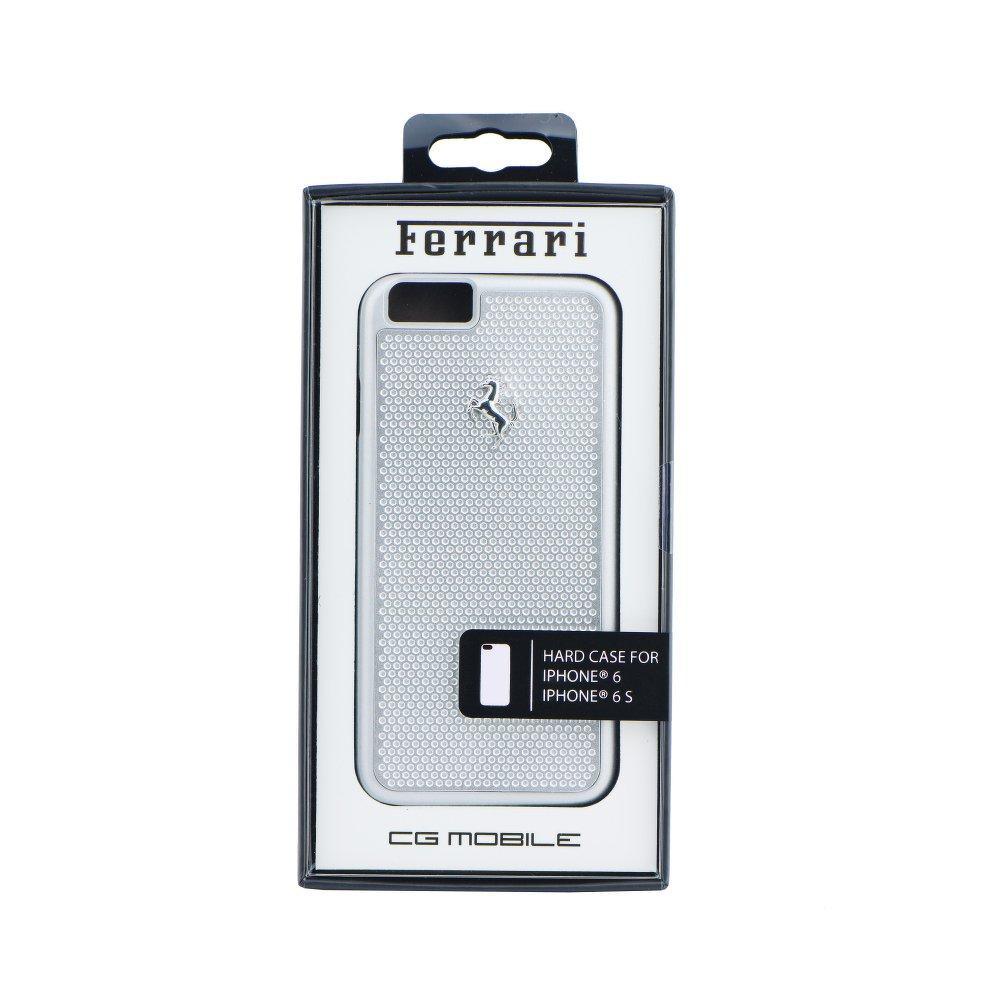 Оригинален твърд калъф ferrari fepehcp6si перфориран алуминиев - iPhone 6 4