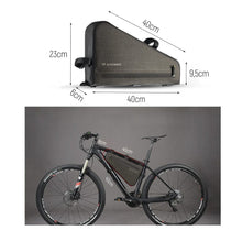 Заредете изображение във визуализатора на галерията – Wozinsky frame bike bag 5L gray (WBB15BK) - TopMag
