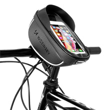 Заредете изображение във визуализатора на галерията – Wozinsky bike handlebar bag with phone case 1l black (WBB16BK) - TopMag

