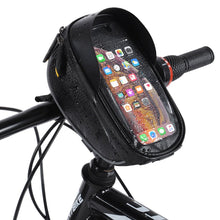 Заредете изображение във визуализатора на галерията – Wozinsky bike handlebar bag with phone case 1l black (WBB16BK) - TopMag
