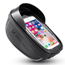 Заредете изображение във визуализатора на галерията – Wozinsky bike handlebar bag with phone case 1l black (WBB16BK) - TopMag
