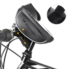 Заредете изображение във визуализатора на галерията – Wozinsky bike handlebar bag with phone case 1l black (WBB16BK) - TopMag
