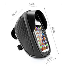 Заредете изображение във визуализатора на галерията – Wozinsky bike handlebar bag with phone case 1l black (WBB16BK) - TopMag
