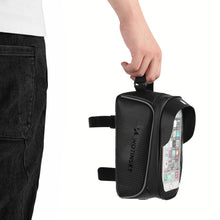 Заредете изображение във визуализатора на галерията – Wozinsky frame bike bag with phone case 2l black (WBB17BK) - TopMag
