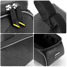Заредете изображение във визуализатора на галерията – Wozinsky frame bike bag with phone case 2l black (WBB17BK) - TopMag
