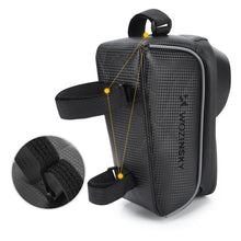 Заредете изображение във визуализатора на галерията – Wozinsky frame bike bag with phone case 2l black (WBB17BK) - TopMag
