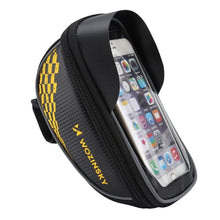 Заредете изображение във визуализатора на галерията – Wozinsky bike handlebar bag 1l phone pouch black (WBB18BK) - TopMag
