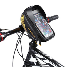 Заредете изображение във визуализатора на галерията – Wozinsky bike handlebar bag 1l phone pouch black (WBB18BK) - TopMag
