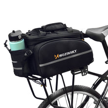 Заредете изображение във визуализатора на галерията – Wozinsky roomy bike carrier bag 35L (rain cover included) black (WBB19BK) - TopMag
