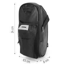 Заредете изображение във визуализатора на галерията – Wozinsky bike saddle bag 1.5 l black (WBB20BK) - TopMag
