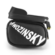 Заредете изображение във визуализатора на галерията – Wozinsky frame bike bag with phone case 1.5l black (WBB21BK) - TopMag
