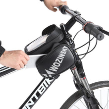 Заредете изображение във визуализатора на галерията – Wozinsky frame bike bag with phone case 1.5l black (WBB21BK) - TopMag
