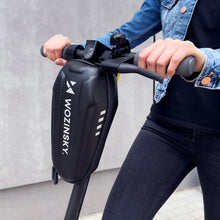 Заредете изображение във визуализатора на галерията – Wozinsky waterproof scooter handlebar bag 3l handlebar bag black (WSB4BK) - TopMag
