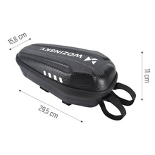 Заредете изображение във визуализатора на галерията – Wozinsky waterproof scooter handlebar bag 3l handlebar bag black (WSB4BK) - TopMag
