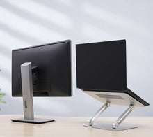 Заредете изображение във визуализатора на галерията – Nillkin ProDesk Adjustable Laptop stand gray - TopMag
