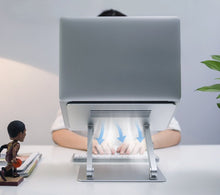 Заредете изображение във визуализатора на галерията – Nillkin ProDesk Adjustable Laptop stand gray - TopMag
