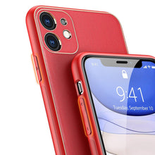 Заредете изображение във визуализатора на галерията – Dux Ducis Yolo elegant case made of soft TPU and PU leather for iPhone 12 mini red - TopMag
