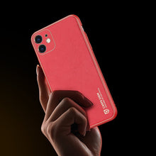 Заредете изображение във визуализатора на галерията – Dux Ducis Yolo elegant case made of soft TPU and PU leather for iPhone 12 mini red - TopMag
