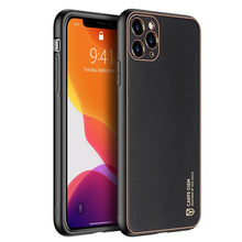 Заредете изображение във визуализатора на галерията – Dux Ducis Yolo elegant case made of soft TPU and PU leather for iPhone 12 Pro black - TopMag
