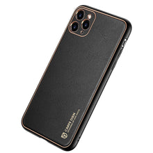 Заредете изображение във визуализатора на галерията – Dux Ducis Yolo elegant case made of soft TPU and PU leather for iPhone 12 Pro black - TopMag
