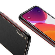 Заредете изображение във визуализатора на галерията – Dux Ducis Yolo elegant case made of soft TPU and PU leather for iPhone 12 Pro black - TopMag
