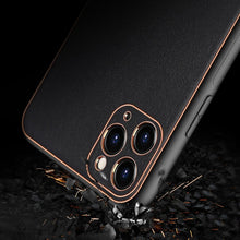 Заредете изображение във визуализатора на галерията – Dux Ducis Yolo elegant case made of soft TPU and PU leather for iPhone 12 Pro black - TopMag
