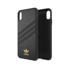 Заредете изображение във визуализатора на галерията – Adidas OR Molded PU SNAKE iPhone Xs Max black / black 33930
