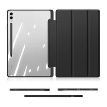 Заредете изображение във визуализатора на галерията – Dux Ducis Toby case with flip stand for Samsung Galaxy Tab S9 FE - black

