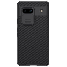 Заредете изображение във визуализатора на галерията – Google Pixel 7a Armored Case with Camera Cover Nillkin CamShield Pro Case - Black

