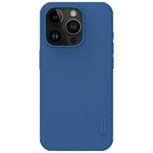 Заредете изображение във визуализатора на галерията – Nillkin Super Frosted Shield Pro iPhone 15 Pro Case - Blue
