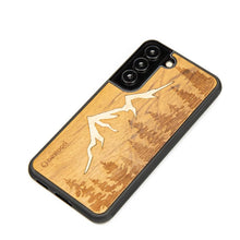 Заредете изображение във визуализатора на галерията – Wooden case for Samsung Galaxy S22 Bewood Mountains Imbuia
