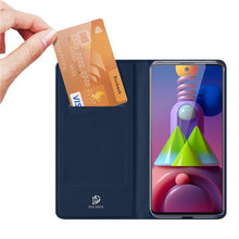 Заредете изображение във визуализатора на галерията – DUX DUCIS Skin Pro Bookcase type case for Samsung Galaxy M51 black - TopMag
