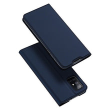 Заредете изображение във визуализатора на галерията – DUX DUCIS Skin Pro Bookcase type case for Samsung Galaxy M51 blue - TopMag
