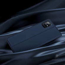Заредете изображение във визуализатора на галерията – DUX DUCIS Skin Pro Bookcase type case for Samsung Galaxy M51 blue - TopMag
