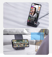 Заредете изображение във визуализатора на галерията – Nillkin Qi wireless charger 15 W stand phone stand + USB cable - USB Type C black - TopMag
