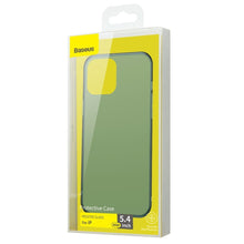 Заредете изображение във визуализатора на галерията – Baseus Wing Case Ultrathin case iPhone 12 mini Green (WIAPIPH54N-06) - TopMag

