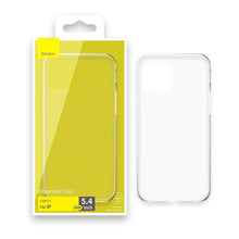 Заредете изображение във визуализатора на галерията – Baseus Simple Case Flexible gel case iPhone 12 mini Transparent (ARAPIPH54N-02) - TopMag
