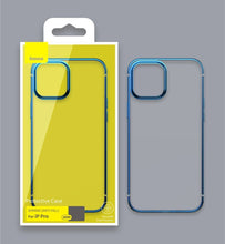 Заредете изображение във визуализатора на галерията – Baseus Shining Case Flexible gel case with a shiny metallic frame iPhone 12 mini Moonlight silver (ARAPIPH54N-MD0S) - TopMag
