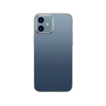 Заредете изображение във визуализатора на галерията – Baseus Shining Case Flexible gel case with a shiny metallic frame iPhone 12 mini Moonlight silver (ARAPIPH54N-MD0S) - TopMag
