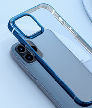 Заредете изображение във визуализатора на галерията – Baseus Shining Case Flexible gel case with a shiny metallic frame iPhone 12 mini Moonlight silver (ARAPIPH54N-MD0S) - TopMag
