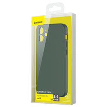 Заредете изображение във визуализатора на галерията – Baseus Liquid Silica Gel Case Flexible gel case iPhone 12 mini Dark green (WIAPIPH54N-YT6A) - TopMag
